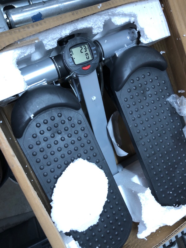 Photo 1 of BalanceFrom Adjustable Stepper Stepping Machine with Resistance Bands, Gray