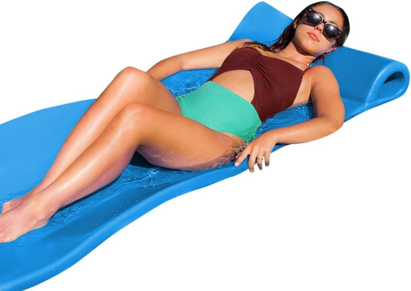 Photo 1 of 
Texas Recreation Sunray 1.25-in Thick Swimming Pool Foam Pool Floating Mattress, Bronze
Color:Marina Blue