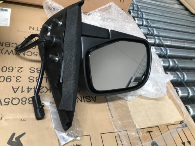 Photo 2 of Fit System Driver Side Mirror for Ford Explorer, Mercury Mountaineer, Black, Foldaway, w/o Puddle lamp, Power Driver Side (LH)