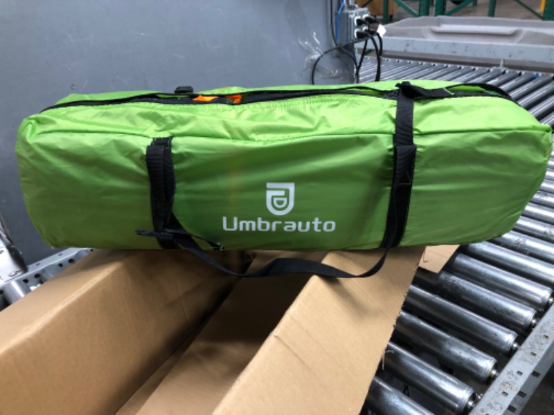 Photo 2 of Umbrauto Truck Tent Waterproof PU3000 Truck Bed Tent Double Layer 5.5-5.8’Ft Pickup Truck Tent for 2 Person Outdoor Camping with Removable Awning & Carry Bag green 5.5-5.8FT