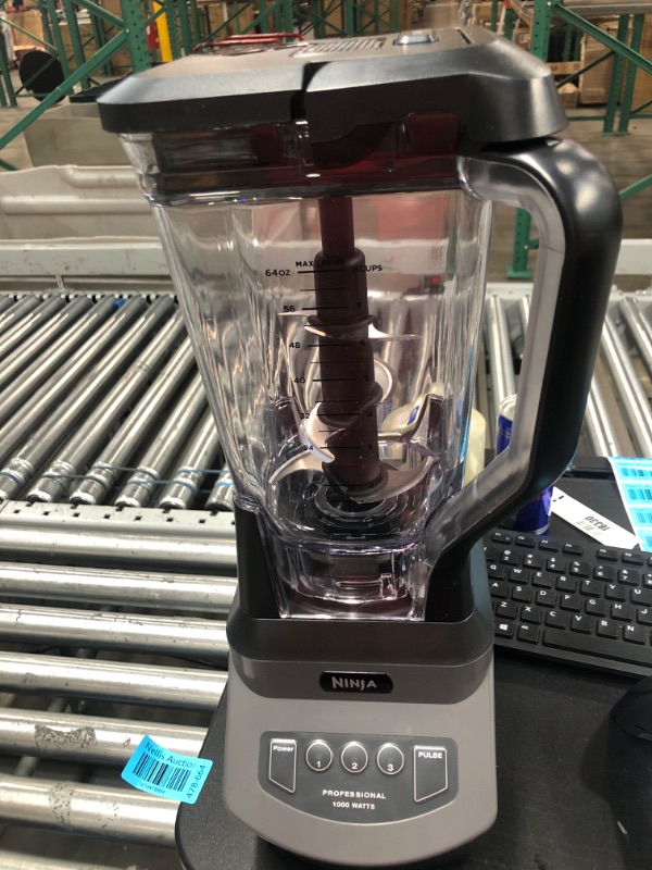 Photo 2 of *** no power *** Ninja NJ601AMZ Professional Blender with 1000-Watt Motor & 72 oz Dishwasher-Safe Total Crushing Pitcher for Smoothies, Shakes & Frozen Drinks, Black