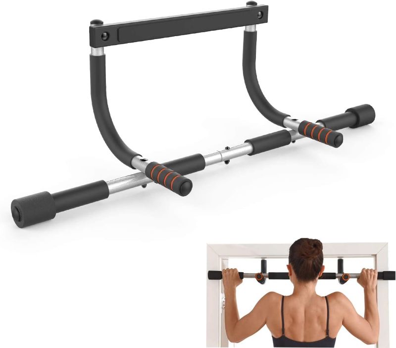 Photo 2 of CEAYUN Pull up Bar for Doorway, Portable Pullup Chin up Bar Home, No Screws Multifunctional Dip bar Fitness, Door Exercise Equipment Body Gym System Trainer
