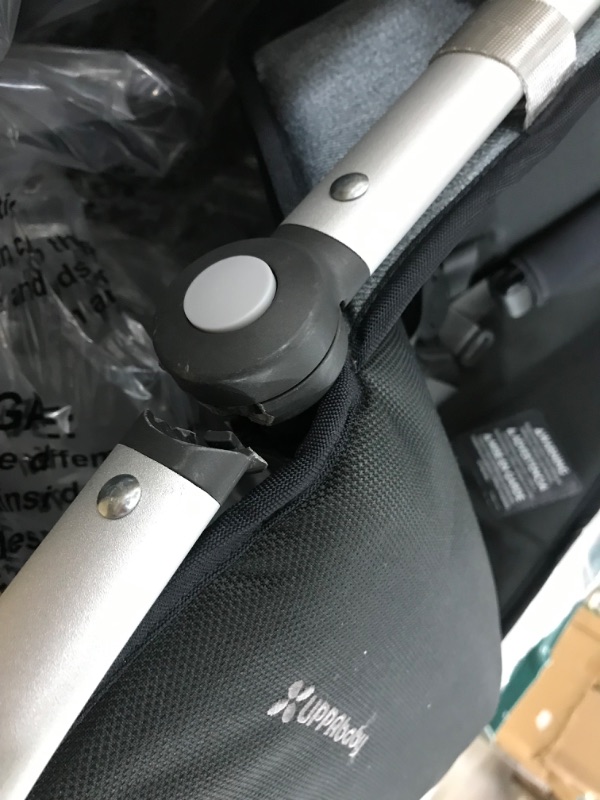 Photo 10 of ***FOOT REST IS BROKEN, PLEASE SEE LAST PHOTO FOR DAMAGE***
Cruz V2 Stroller - Gregory (Blue mélange/Silver/Saddle Leather) blue melange GREGORY