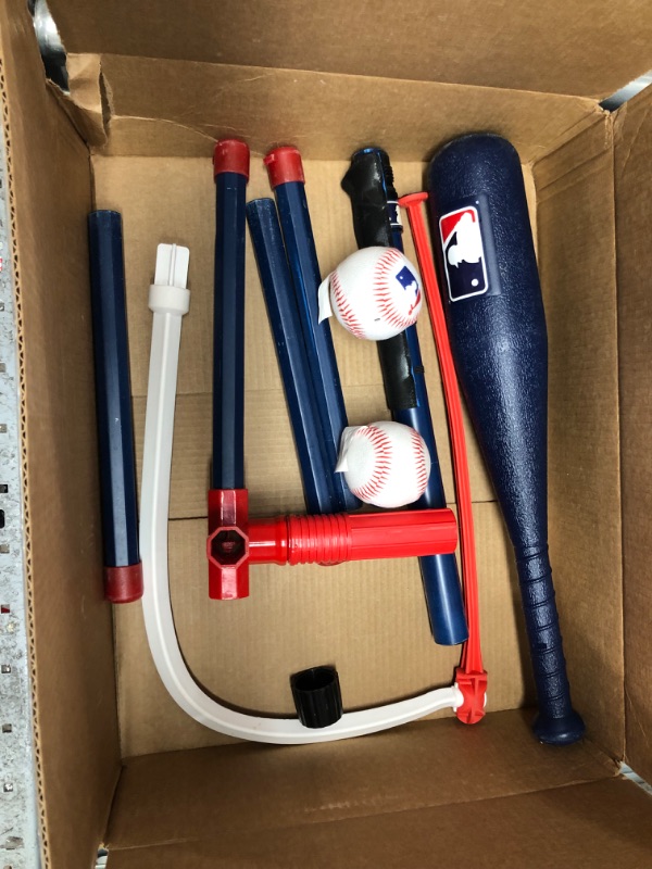 Photo 2 of **MINOR WEAR & TEAR**Franklin Sports Grow-with-Me Kids Baseball Batting Tee + Stand Set for Youth + Toddlers - Youth Baseball, Softball + Teeball Hitting Tee Set for Boys + Girls
