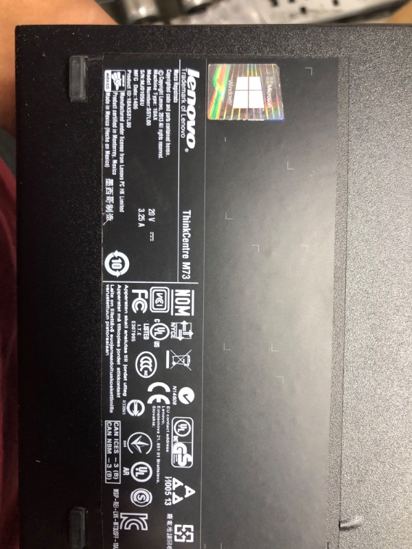 Photo 7 of Lenovo ThinkCentre M93P Tiny Desktop, Intel Core i5-4570T, 8GB RAM, 256GB SSD, Windows 10 Pro 64-bit (Renewed)
