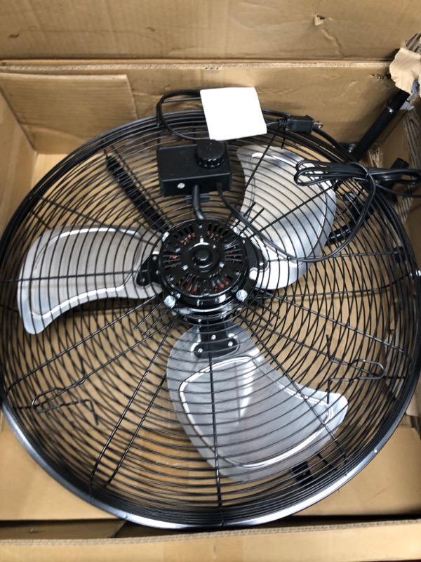 Photo 2 of AmazonCommercial 20" High Velocity Industrial Fan, Black,