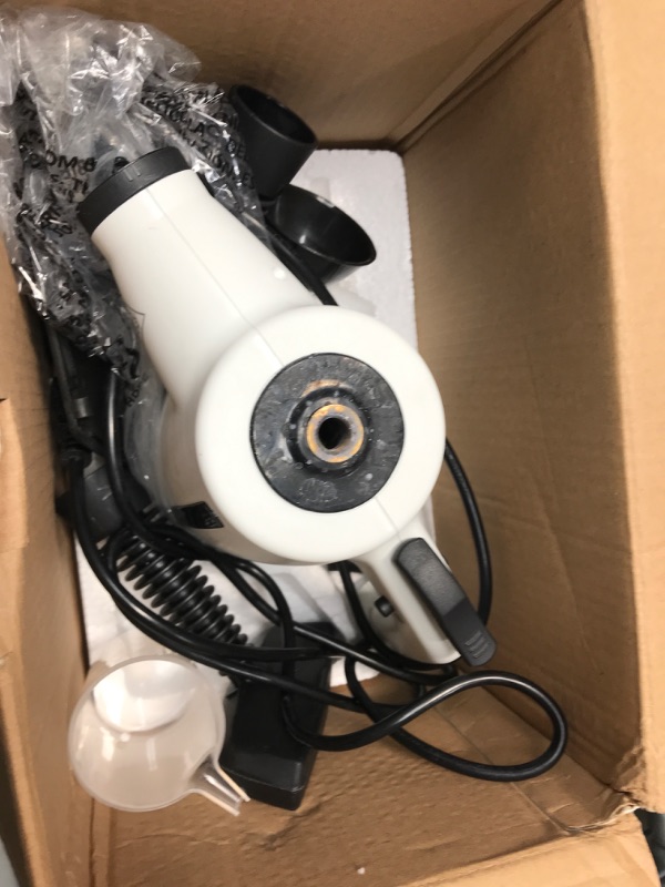 Photo 1 of COMMERCIAL CARE Handheld Steam Cleaner, 9-Piece Accessory Set, White, Steamer for Cleaning, Couch Cleaner, Steam Cleaner Carpet and Upholstery