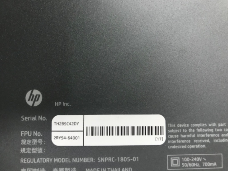 Photo 4 of HP - Tango Wireless Instant Ink Ready Inkjet Printer - Wisp Gray