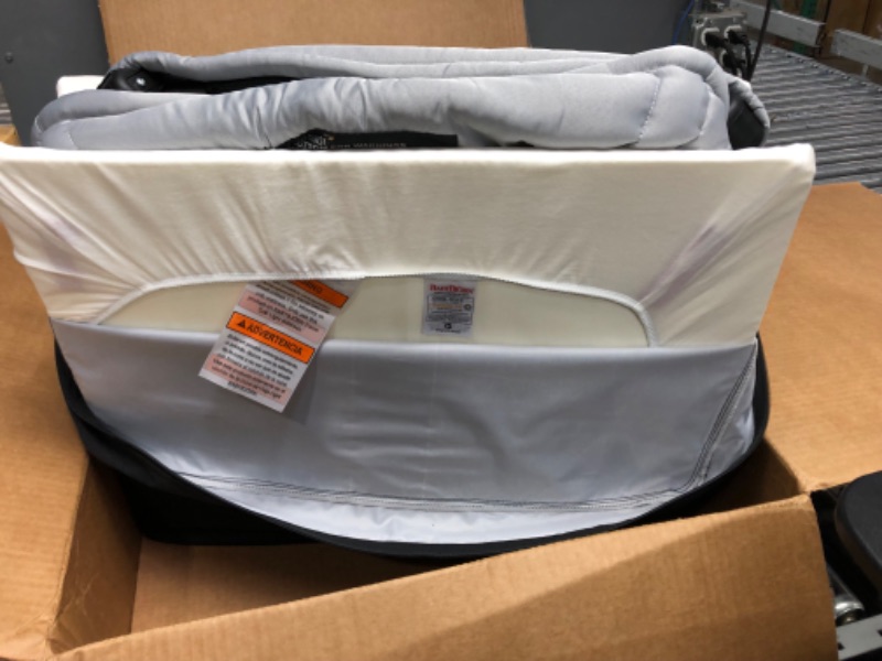 Photo 4 of BABYBJORN Travel Crib Light - Silver + Fitted Sheet Bundle Pack Travel Crib Light with Fitted Sheet Silver