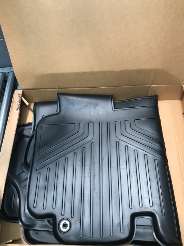 Photo 2 of MAX LINER Custom Fit Floor Mats 3 Row Liner Set Black A0103/B0103 for 2011-2017 Honda Odyssey