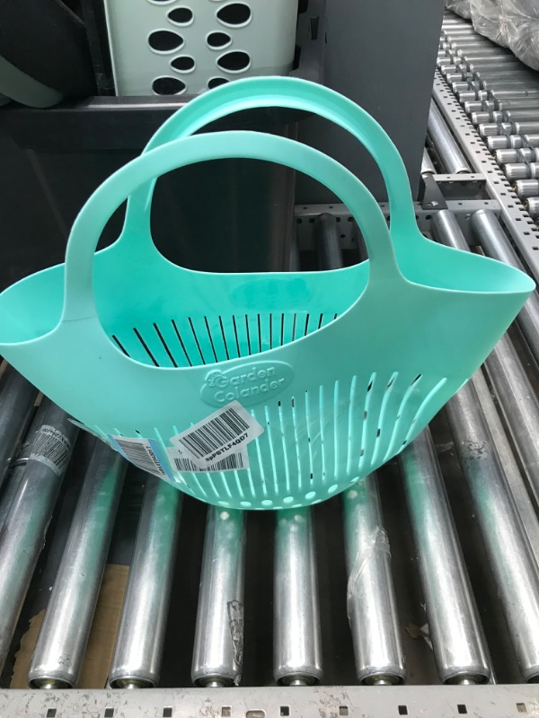 Photo 2 of Hutzler Garden Colander, Eggshell Blue
