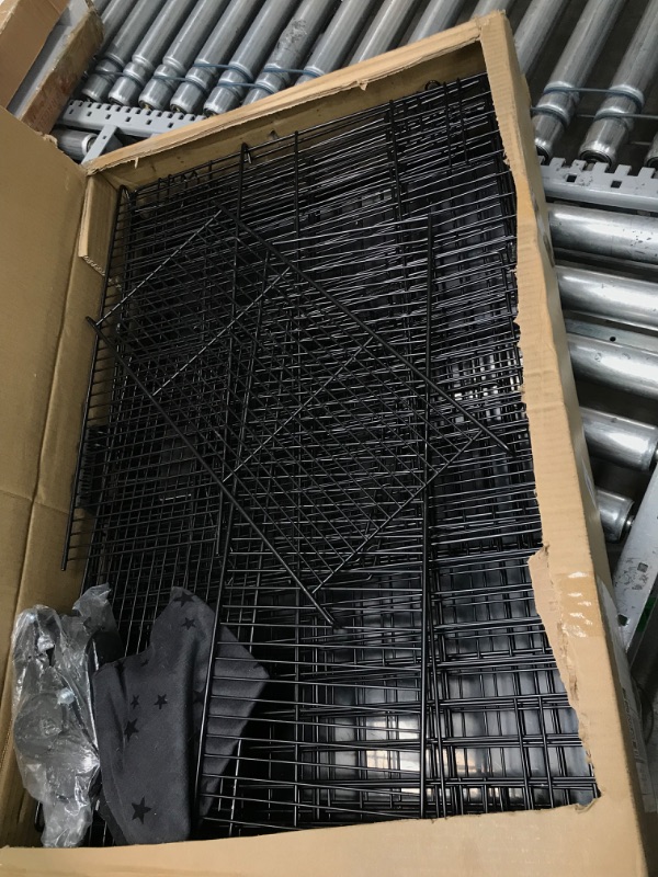 Photo 2 of (PARTS ONLY)Homey Pet Product Large Bird Cage, Black Hammertone