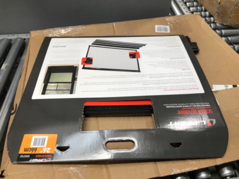 Photo 1 of Lippert 859792 Screen Defender RV Entry Door Screen Protector, 26-inch Door (22.5" Screen Kit) , Black 26-inch Door (22.5\" Screen Kit)