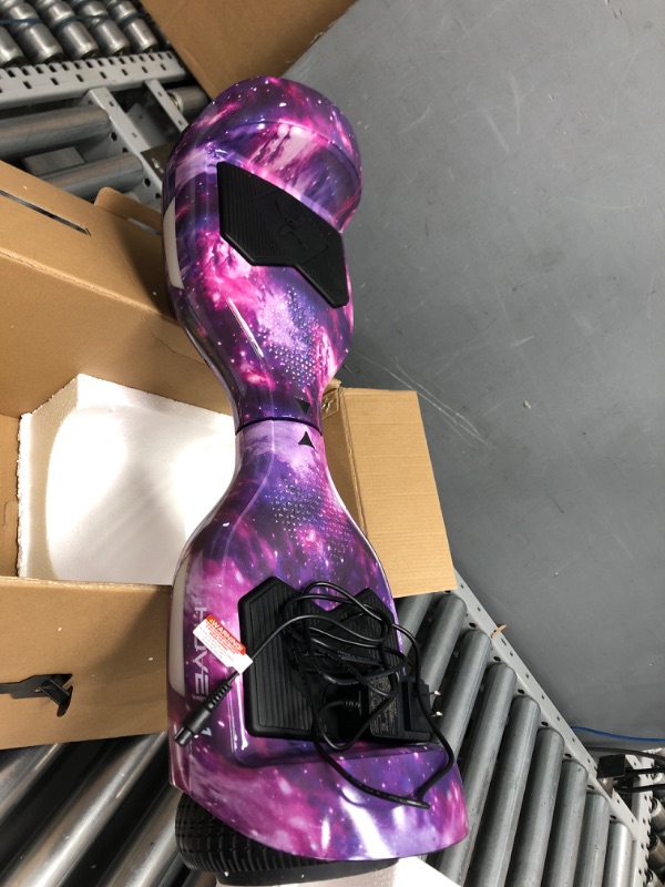 Photo 2 of ***PARTS ONLY NOT FUNCTIONAL***Hover-1 Helix Electric Hoverboard | 7MPH Top Speed, 4 Mile Range, 6HR Full-Charge, Built-in Bluetooth Speaker, Rider Modes: Beginner to Expert Hoverboard Galaxy