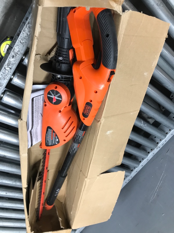 Photo 2 of ***TOOL ONLY*** BLACK+DECKER 20V MAX* POWERCONNECT 18 in. Cordless Pole Hedge Trimmer, Tool Only (LPHT120B) 20V Hedge Trimmer (Tool Only)