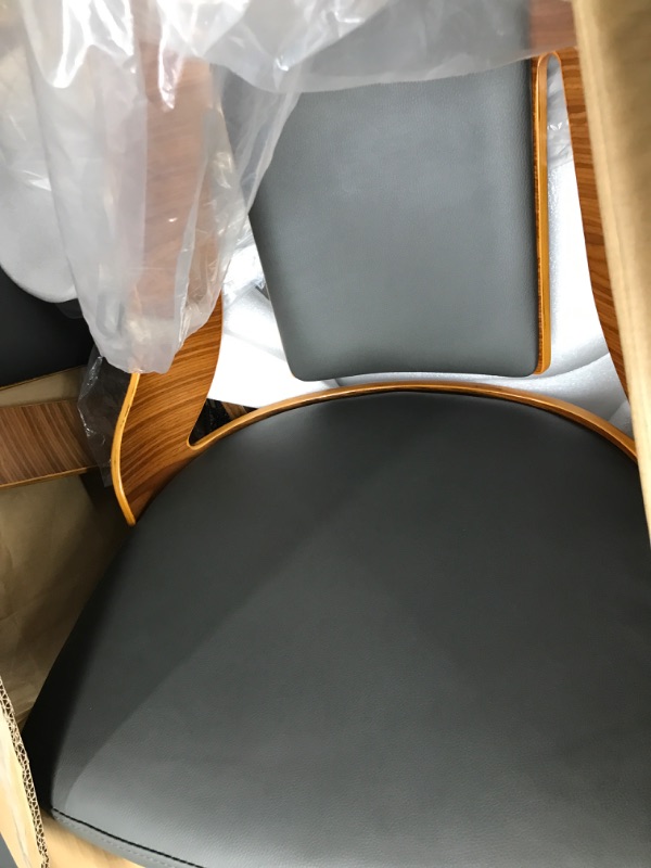 Photo 1 of 2pc  grey dining chairs 