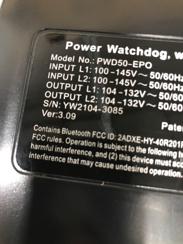 Photo 3 of Hughes Autoformers Power Watchdog Hardwired RV Smart Bluetooth Surge Protector