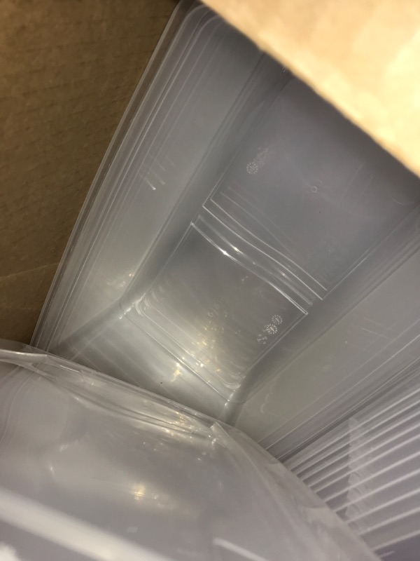 Photo 3 of (PERFECT CONDITION) IRIS 5 Quart Clear Storage Box, 20 Pack