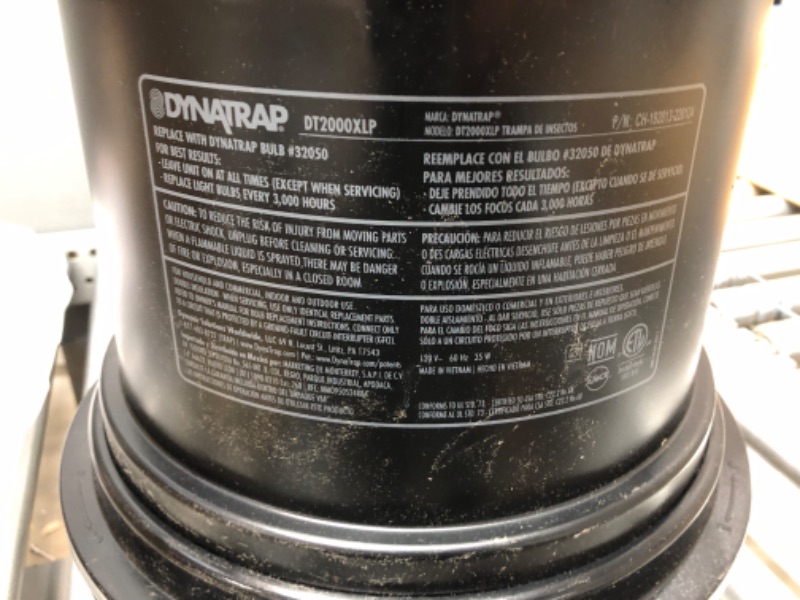 Photo 3 of **MINOR WEAR & TEAR**DynaTrap Insect Trap (DT2000XLP), XL, Black & Mosquito Magnet Octenol Biting Insect Attractant