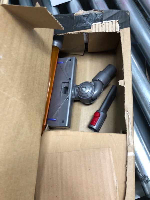 Photo 1 of Casdon Little Helper Dyson Cord-Free Vacuum Cleaner Toy, Grey, Orange and Purple (68702) Dyson Ball Vacuum Toy Vacuum with Working Suction and Sounds, 2 lbs, Grey/Yellow/Multicolor Toy + Dyson Ball Vacuum
