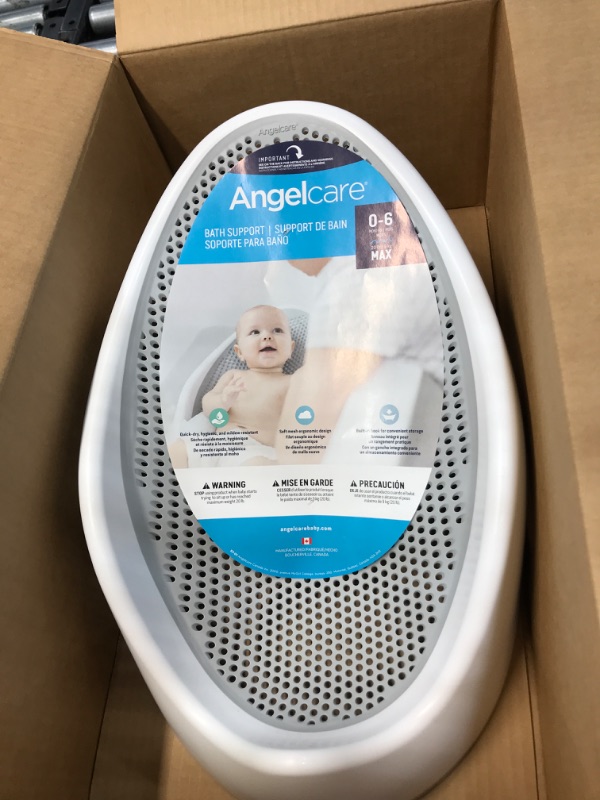 Photo 2 of Angelcare Baby Bath Support (Grey) | Ideal for Babies Less than 6 Months Old