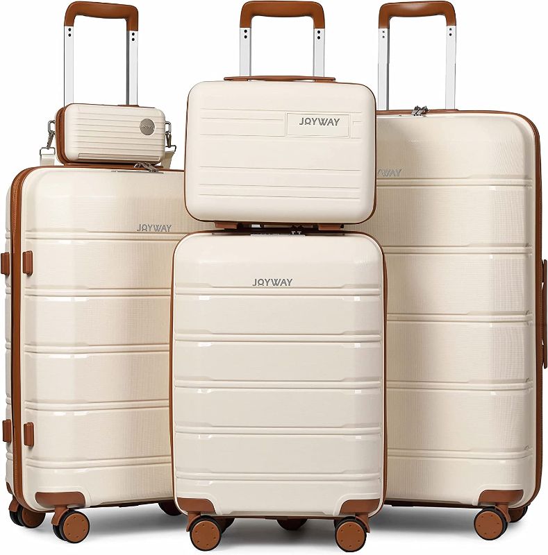 Photo 1 of ****SEEEE NOTES****

Joyway Luggage 5 Piece Sets? Lightweight Rolling Hardside Travel Luggage with TSA Lock?Luggage Set Clearance?Suitcase with Spinner Wheels for Women
