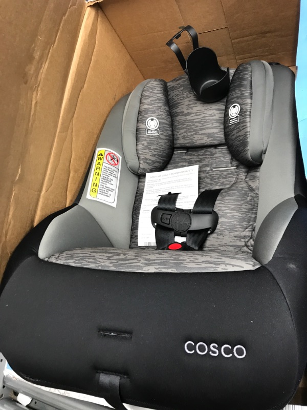 Photo 2 of Cosco Mighty Fit 65 DX Convertible Car Seat (Heather Onyx Gray)