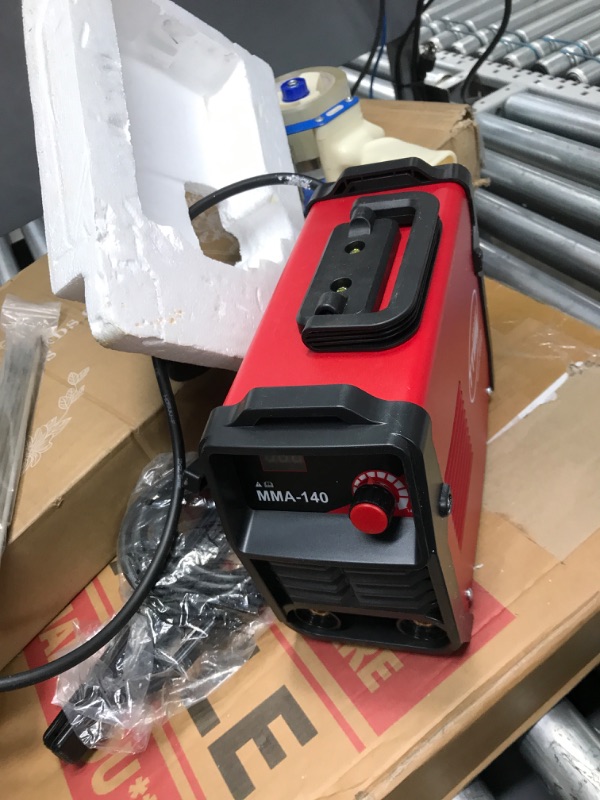 Photo 4 of 140Amp MMA Welder, 110/220V Stick Welder Dual Voltage ARC Welding Machine Portable Welder Machine with Welder Kit, Out of the Box 140MAP 110/220V stick welder