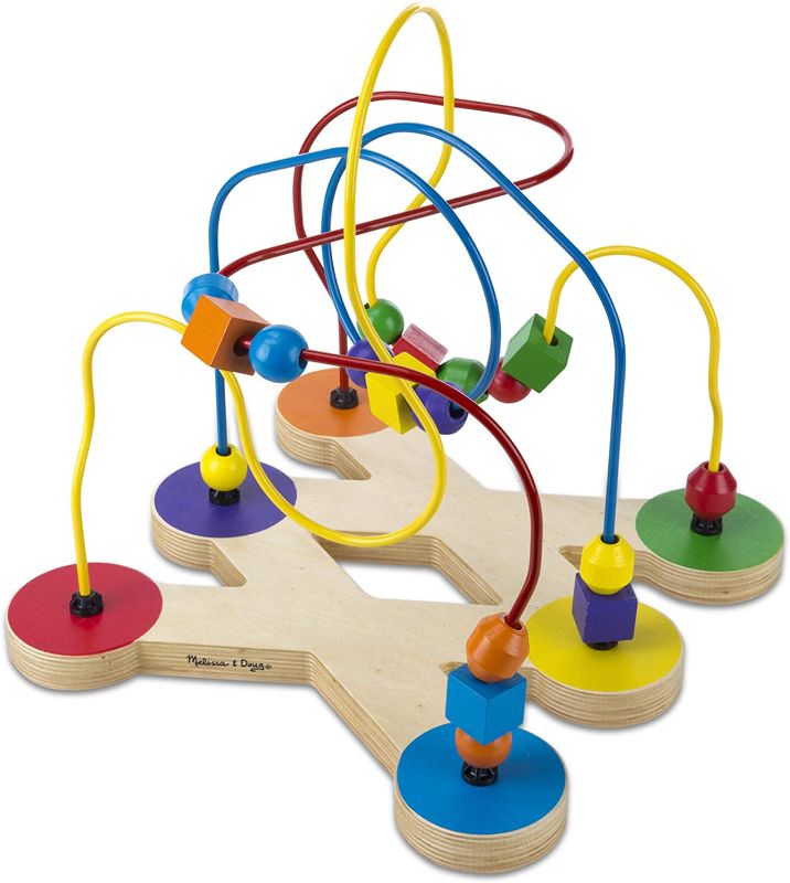 Photo 1 of  Melissa & Doug Classic Bead Maze - Wooden Educational Toy - Wooden Bead Maze Toy For Toddlers Ages 3+
