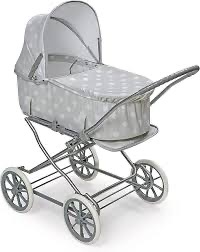 Photo 1 of Badger Basket Toy Doll Just Like Mommy 3-in-1 Doll Pram Stroller and Carrier for 22 inch Dolls43