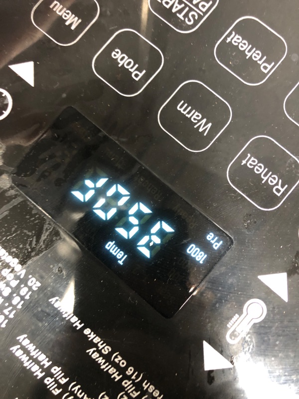 Photo 6 of **USED**
Nuwave Brio 7-in-1 Air Fryer Oven, 7.25-Qt with One-Touch Digital Controls, 50°- 400°F Temperature Controls in 5° Increments, Linear Thermal (Linear T) for Perfect Results, Black