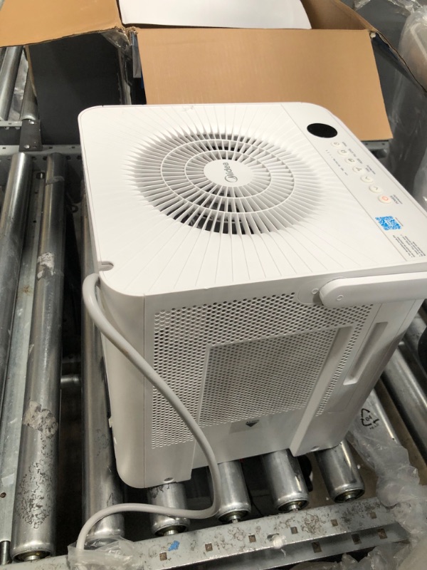 Photo 3 of **DOES NOT FUNCTION**Midea Cube 20 Pint Dehumidifier for Basement and Rooms at Home for up to 1,500 Sq. Ft., Smart Control, Works with Alexa (White), Drain Hose Included, ENERGY STAR Most Efficient 2022 Cube 1,500 Sq. Ft.