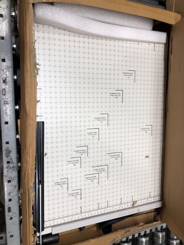 Photo 3 of Paper Cutter B3 Stack Paper Trimmer Guillotine 21” Cutting Length with Guard Rail Safety Blade Lock ZEQUAN, 10-Sheet Capacity, Commercial Grade Guillotine Paper Slicer Cutter for Office Home School 21Inch