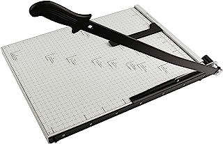 Photo 1 of Paper Cutter B3 Stack Paper Trimmer Guillotine 21” Cutting Length with Guard Rail Safety Blade Lock ZEQUAN, 10-Sheet Capacity, Commercial Grade Guillotine Paper Slicer Cutter for Office Home School 21Inch