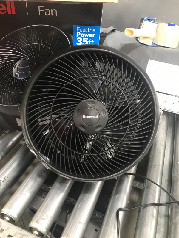 Photo 1 of 12 in. 3 Speed Whole Room Circulator Floor Fan