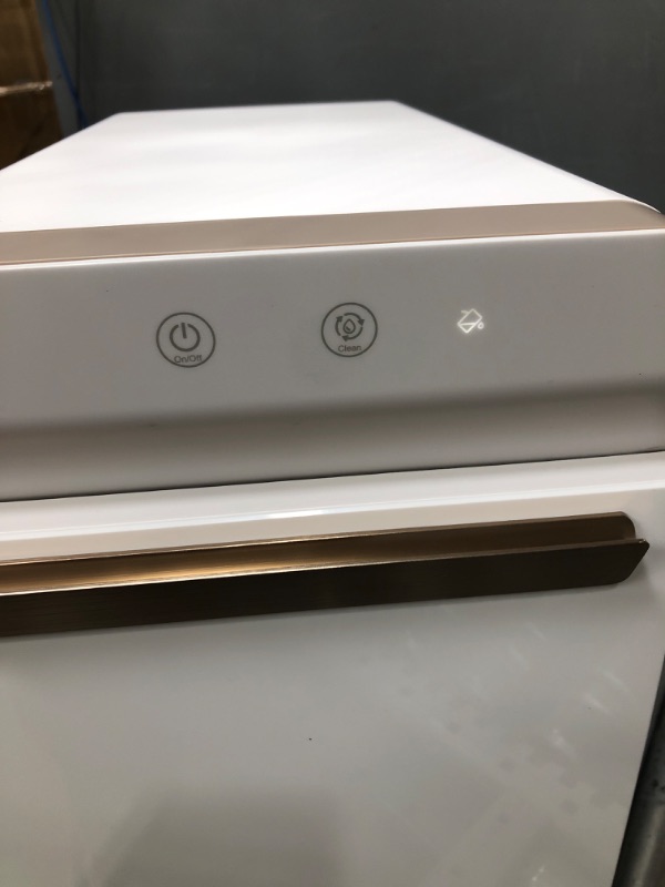 Photo 1 of *TESTED* Gevi Household V2.0 Countertop Nugget Ice Maker | Self Cleaning Pellet Ice Machine | Open and Pour Water Refill | Store Ice Up to 24 Hours | Stainless Steel Housing | Fits Under Wall Cabinet | White Handle - White Coffee