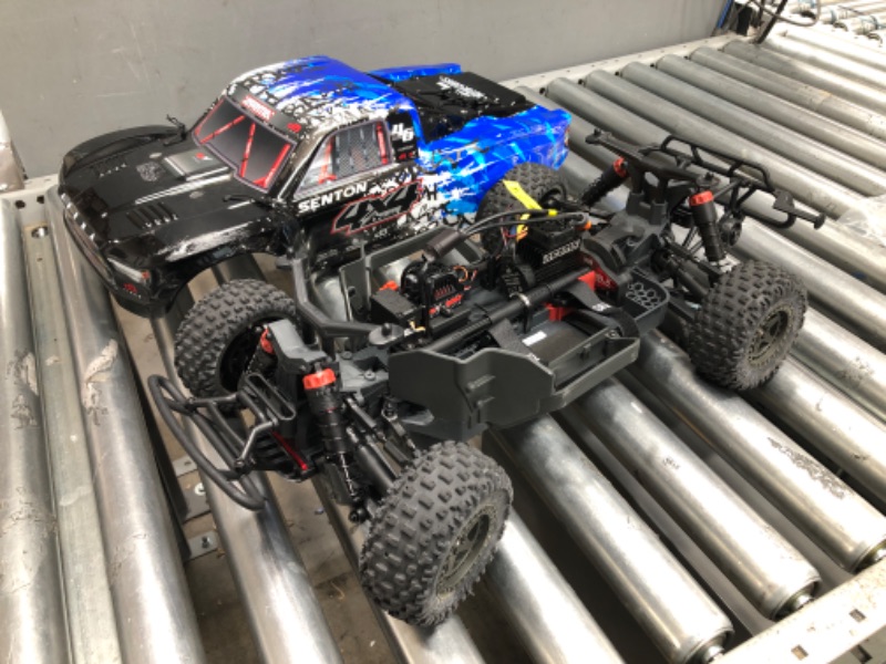 Photo 2 of ARRMA 1/10 SENTON 4X4 V3 3S BLX Brushless Short Course Truck RTR (Transmitter and Receiver Included, Batteries and Charger Required ), Blue, ARA4303V3T1