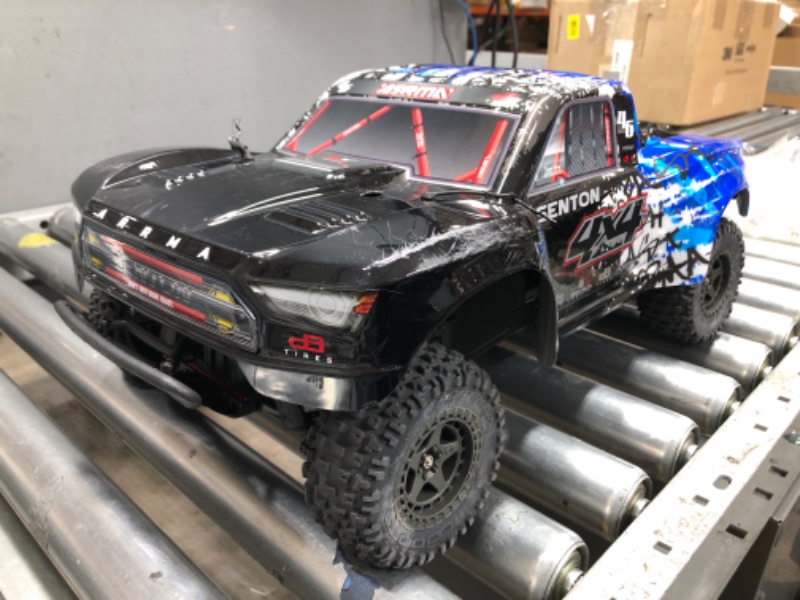 Photo 5 of ARRMA 1/10 SENTON 4X4 V3 3S BLX Brushless Short Course Truck RTR (Transmitter and Receiver Included, Batteries and Charger Required ), Blue, ARA4303V3T1