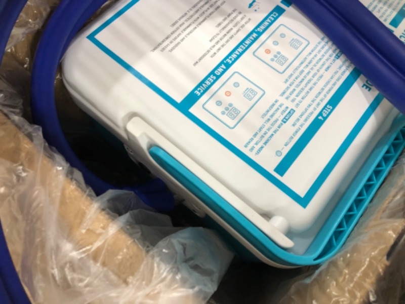 Photo 1 of Cold Therapy Machine — Cryotherapy Freeze Kit System — for Post-Surgery Care, ACL, MCL, Swelling, Sprains, and Other Injuries — Wearable, Adjustable Knee Pad — Cooler Pump with Digital Timer