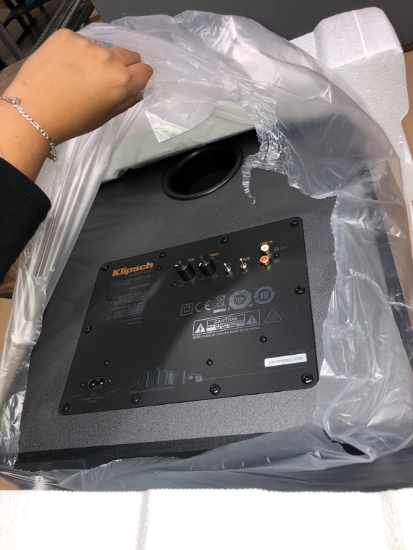 Photo 1 of Klipsch R-120SW Subwoofer, Black
