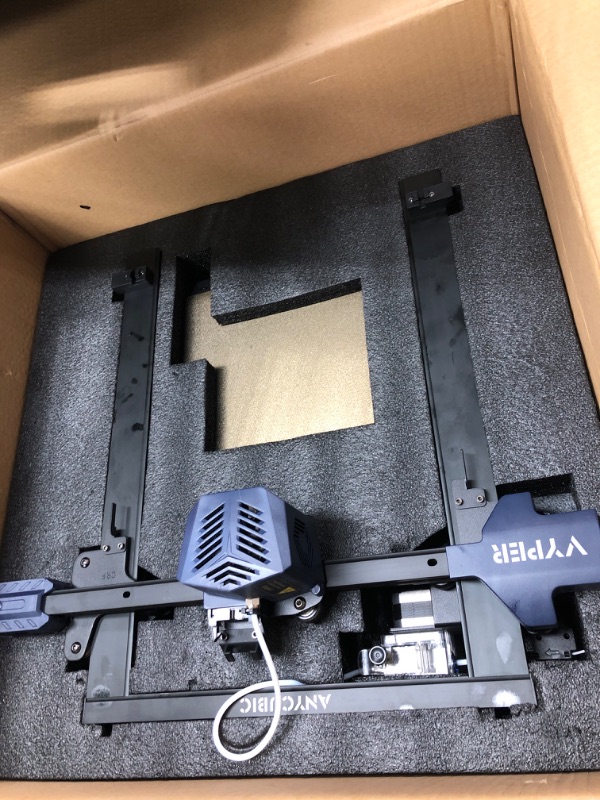 Photo 3 of **SEE NOTES**
ANYCUBIC Vyper, Upgrade Intelligent Auto Leveling 3D Printer with TMC2209 32-bit Silent Mainboard, Removable Magnetic Platform, Large 3D Printers with 9.6" x 9.6" x 10.2" Printing Size