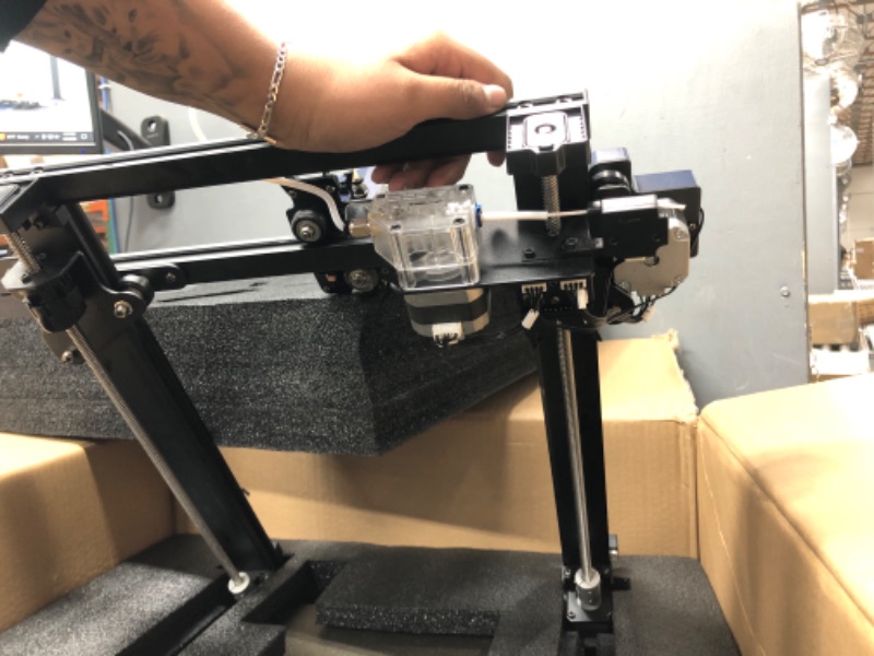 Photo 4 of ANYCUBIC Vyper, Upgrade Intelligent Auto Leveling 3D Printer with TMC2209 32-bit Silent Mainboard, Removable Magnetic Platform, Large 3D Printers with 9.6" x 9.6" x 10.2" Printing Size