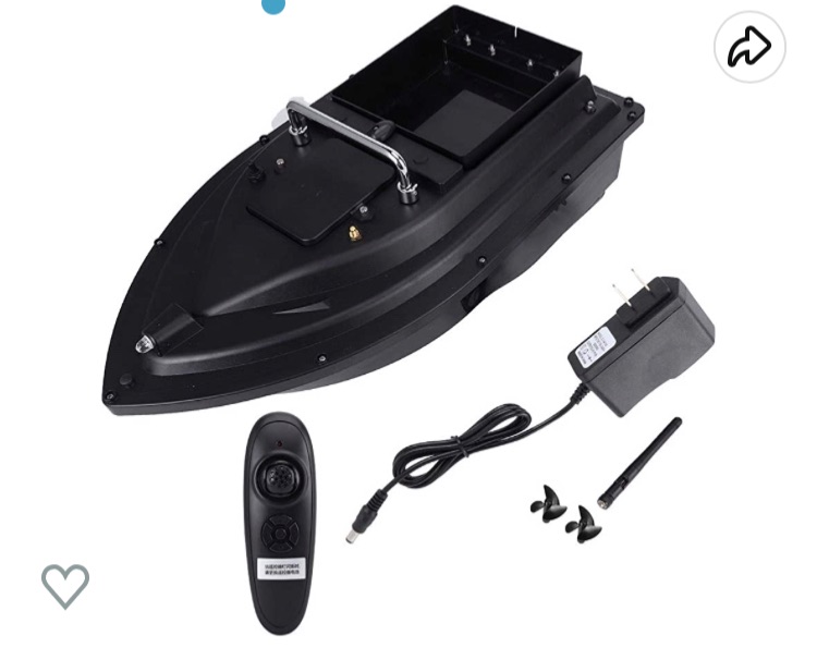 Photo 1 of 070 RC Fishing Bait Boat, Fish Finder 2kg Loading 500m Remote Control RC Boat, Double Motor Night Light(U.S. regulations, Insect)