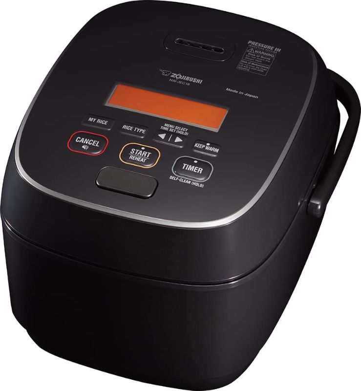 Photo 1 of Zojirushi NW-JEC18BA Pressure Induction Heating (IH) Rice Cooker & Warmer, 10-Cup, Made in Japan
