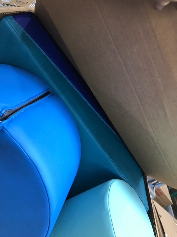 Photo 4 of FDP SoftScape Playtime and Climb Multipurpose Playset for Infants, Toddlers 9m-2yrs; Climber and Block Play, Learn Gross Motor Skills at Home or Daycare (6-Piece) - Contemporary/Purple, 12364-CTPU