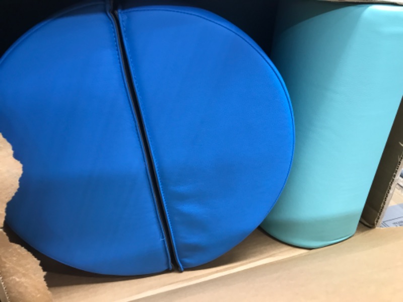 Photo 3 of FDP SoftScape Playtime and Climb Multipurpose Playset for Infants, Toddlers 9m-2yrs; Climber and Block Play, Learn Gross Motor Skills at Home or Daycare (6-Piece) - Contemporary/Purple, 12364-CTPU