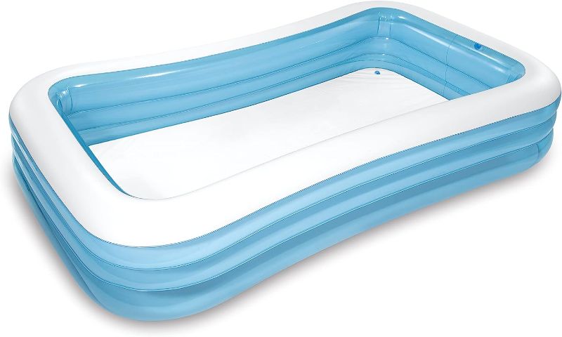 Photo 1 of 
Did Not Inflate***Intex Swim Center Family Inflatable Pool, 120" X 72" X 22", for Ages 6+
Color:Blue