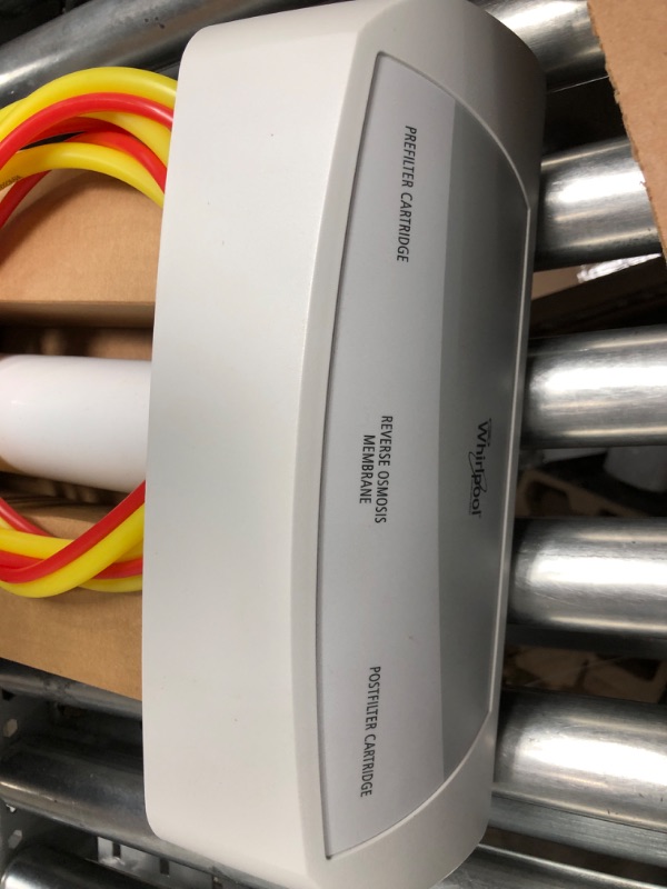 Photo 3 of Whirlpool WHER25 Reverse Osmosis (RO) Filtration System With Chrome Faucet | Extra Long Life | Easy To Replace UltraEase Filter Cartridges, White