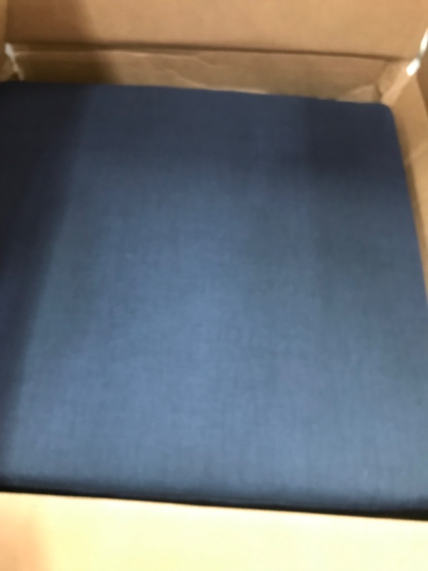 Photo 2 of *** USED *** ** ONE PAD IS  USED THE OTHER IS SEALED *** Arden Selections Outdoor Deep Seating Cushion Set, 24" D x 22" W x 5" H, Sapphire Blue Leala
