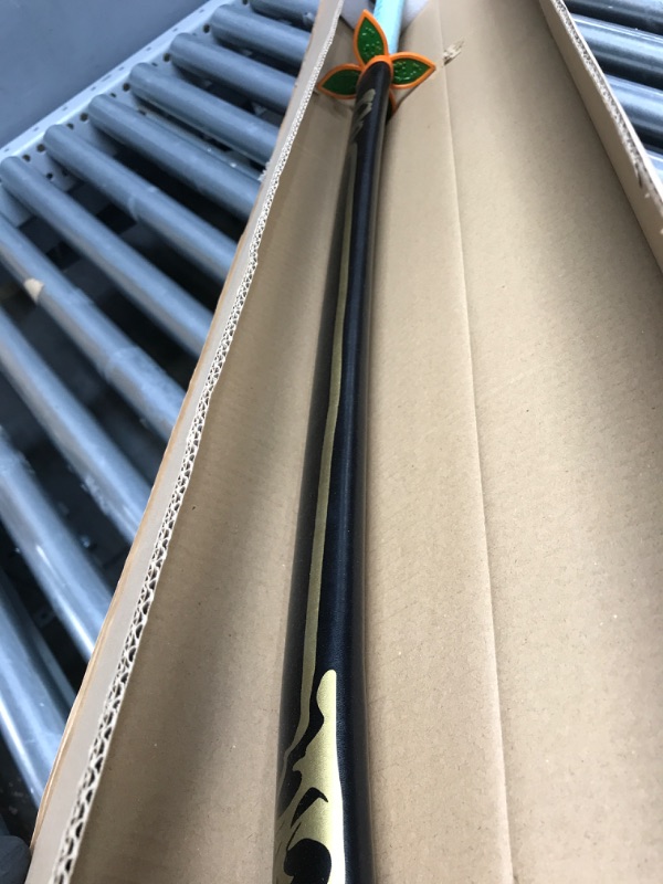Photo 1 of SV Handmade Anime Samurai Sword Demon Slayer Sword 41 Inch Decorative Collectible Sword Various Styles Available Agatsuma Zenitsu